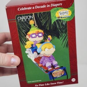 Carlton Cards Rugrats 10th Anniversary Ornament - Red and Purple